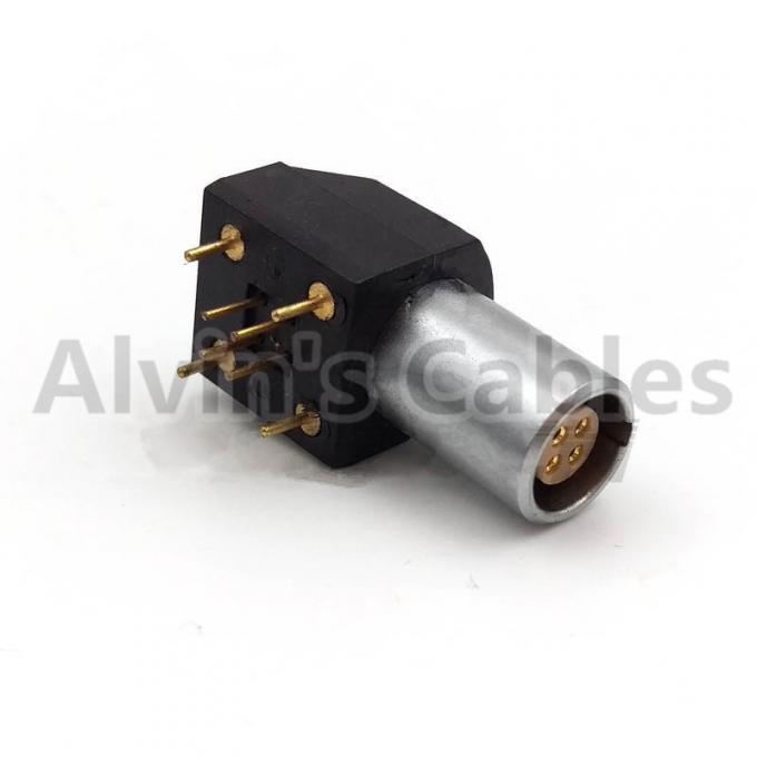EPG.0B.304.HLN Printed Circuit Board 90 Degree Grip LEMO PCB Connector