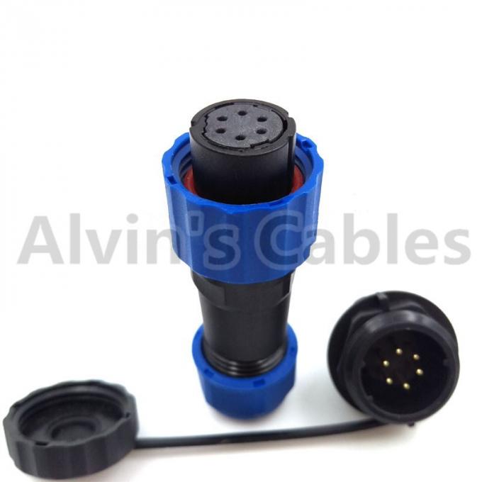 Industrial IP68 Plastic Electrical Connectors SD16 TPZM 29 Pin Panel