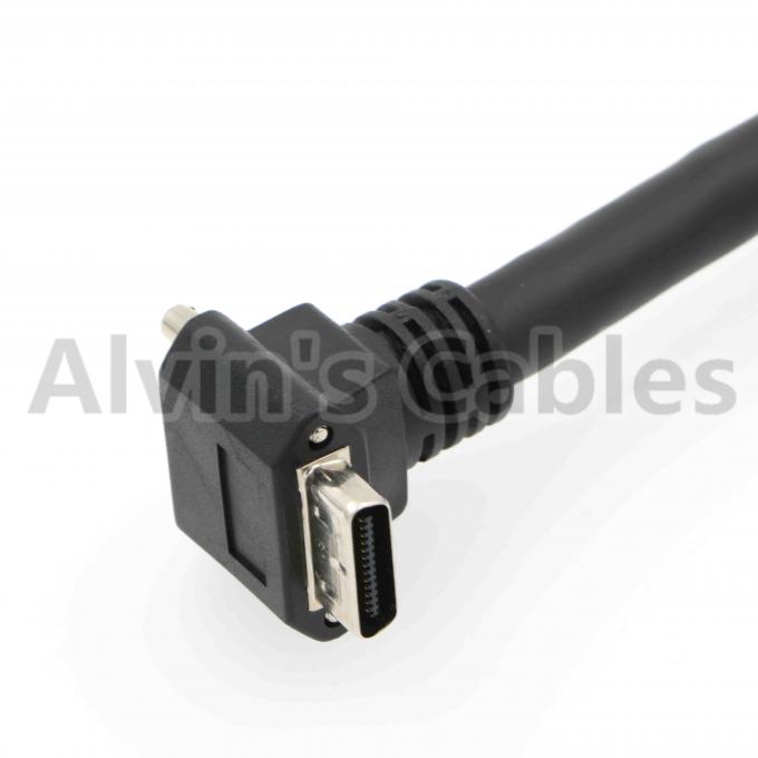 Ultra Flex Camera Link Cable Right Angle SDR 26 Pin To Linear SDR 26 Pin