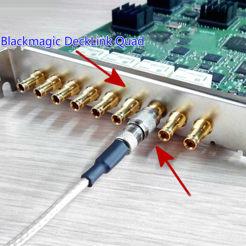 DIN 1.0/2.3 Mini BNC to BNC Male HD SDI 75ohm Cable Blackmagic