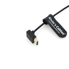 8K HDMI 2.1 Cable High Speed Thin Straight HDMI To Up Angle HDMI For Atomos Ninja V Monitor/Z CAM E2/Sony FS5/FS7