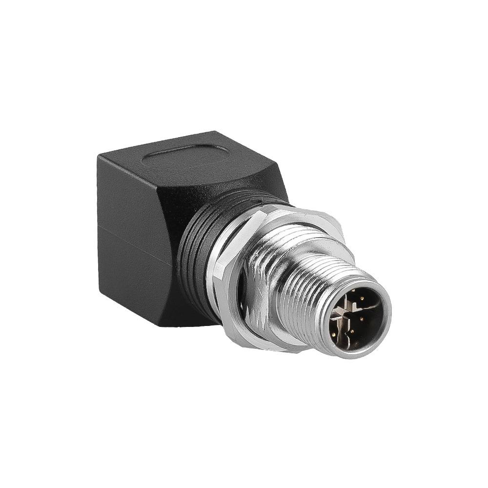 Alvin's Cables M12 X-Code 8-Pin to RJ45 Adapter Cat6a IP68 Waterproof Shielded, M12 Male to RJ45 Female Industrial Ethernet Connector for Cognex Keyence Basler Baumer Datalogic Microscan Sick