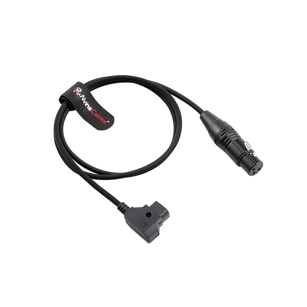 Alvin's Cables D-tap to XLR 3 Pin Female Power Cable for NEEWER FS150 FS150B FS230 FS230B LED Video Light 1M/3.3ft