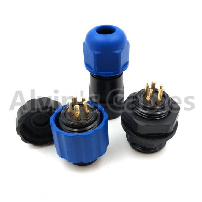 SD13 Waterproof Plastic Electrical Connectors 5 25A Rated Current