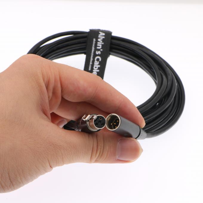 Neutrik XLR Arri Power Cable Mini 4 Pin Female To XLR 4 Pin Male