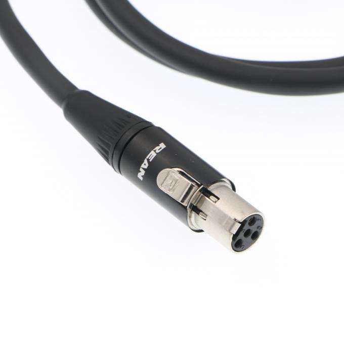 Alvin's Cables 12V TV Logic Monitor Power Cable Neutrik Mini XLR 4 Pin