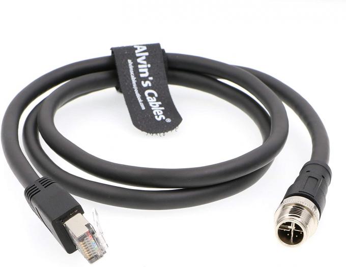 CCB84901200103 M12 8 Position X Code To RJ45 Cable For