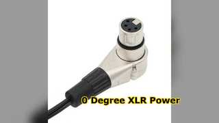 0 Degree XLR  Pin Female Connector ARRI Monitor DSLR Rig