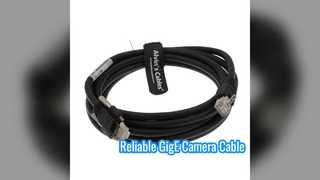 GigE Cat6 STP Screw Lock Cable for Basler Cameras