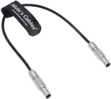Flexible Power Cable For Nucleus M Motor From Letus Helix Jr. Gimbal Straight Nucleus M 7-Pin Male To 2-Pin Male Braided