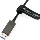 Alvin'S Cables USB 3.0 To Micro B Fiber Optics Data Cable For Basler ACE Camera Micro B Locking-Screws To Type A Shielde