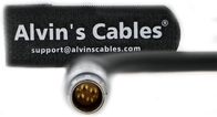 Alvin'S Cables 6 Pin Male To Right Angle 6 Pin Female Power Cable For DJI Ronin-2 Gimbal Stabilizer To RED Epic&Scarlet
