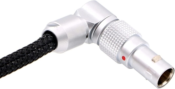 Red Komodo V Mount Battery Plate Power Cable Rotatable 2 Pin Male To Adjustable Right Angle 2 Pin Male Cord