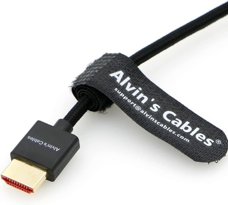 8K 2.1 Full HDMI Braided Coiled Cable For Atomos Ninja-V 4K 60P Record From Z-CAM For Canon-C70 For Sony A7S3/A9/A74