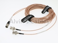 Coax Two BNC To Fischer HD SDI BNC Cable Male To Male With Copper Conductor
