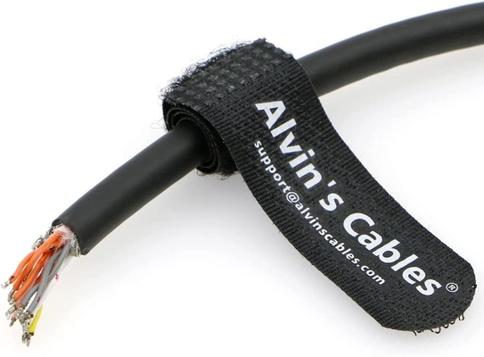 Alvin'S Cables Hirose 12 Pin Female HR10A-10P-12S To Open End Shielded I O Shielded Cable For Sony CCD/Basler Gige