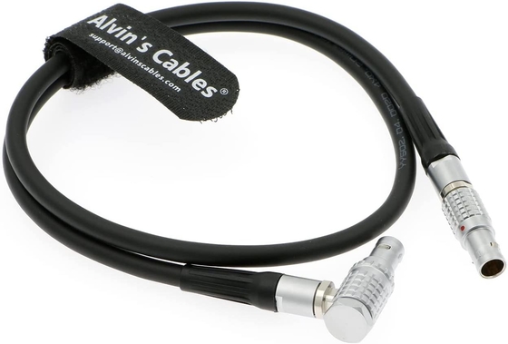 Teradek RT Motor Cable For Teradek MDR X Receiver / MOTR X Motor / MK3.1 Motor Straight To Right Angle 4 Pin Male