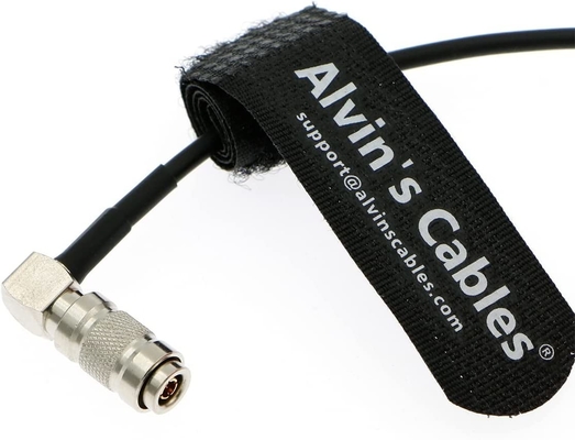 Alvin'S Cables RED Komodo Timecode Cable Right Angle DIN To Right Angle EXT 9 Pin Male Timecode In Cable