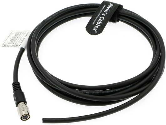 Alvin'S Cable Hirose 6 Pin Female HR10A-7P-6S To Flying Lead Power I/O Cable For Basler GIGE AVT For Sony CCD Camera 5M