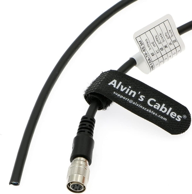 Alvin'S Cable Hirose 6 Pin Female HR10A-7P-6S To Flying Lead Power I/O Cable For Basler GIGE AVT For Sony CCD Camera 5M