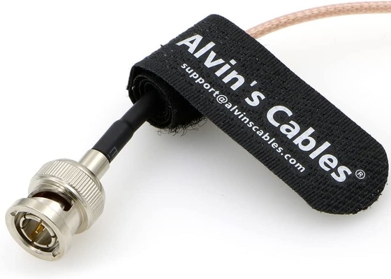 Alvin'S Cables HD SDI BNC Coaxial Cable Right Angle To Straight 3G BNC Cable For Cameras Monitor Recorder Video Equip