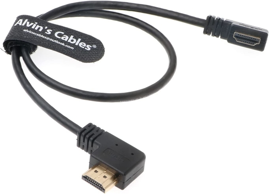 Alvin'S Cables Z Cam E2 L Shape HDMI Cable Left Angle To Right Angle High Speed HDMI Cord For Atomos Shinobi Ninja V