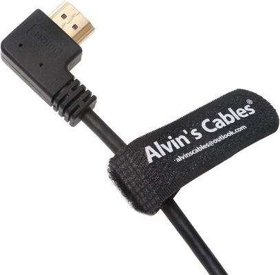 Alvin'S Cables Z Cam E2 L Shape HDMI Cable Left Angle To Right Angle High Speed HDMI Cord For Atomos Shinobi Ninja V