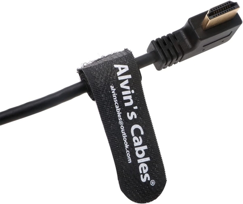 Alvin'S Cables Z Cam E2 L Shape HDMI Cable Left Angle To Right Angle High Speed HDMI Cord For Atomos Shinobi Ninja V