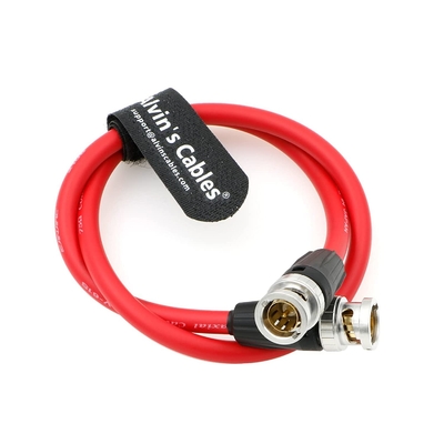 Alvin'S Cables 12G BNC Coaxial Cable HD SDI BNC Male To Male Original Cable For 4K Video Camera 50CM 19.7inches RED