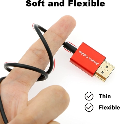 8K Ultra-Thin HDMI Cable 48Gbps High Speed HDMI-2.1 Cable For Atomos Ninja-V 4K-60P 6K-Record Z-CAM