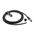 Alvin'S Cables M12 Sensor Cable M12 A Code 4 Pin Male Aviation Connector Electrical Shielded Cable For Industrial Sensor