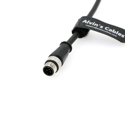 Alvin'S Cables M12 Sensor Cable M12 A Code 4 Pin Male Aviation Connector Electrical Shielded Cable For Industrial Sensor