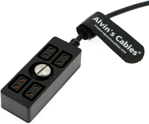 Alvin'S Cables D Tap Splitter Cable Dtap Male To 4 Port D Tap Female Splitter Hub Power Cable For ARRI RED Teradek