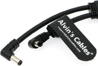 Alvin'S Cables Rotatable 2 Pin Male To Dual Right Angle DC Male Power Cable For Z-CAM F6
