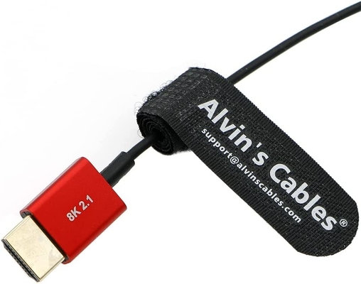 Alvin'S Cables 8K HDMI 2.1 Cable 48Gbps High Speed Ultra Thin HDMI Cable For Atomos Ninja-V 4K-60P 6K-Record, Z-CAM