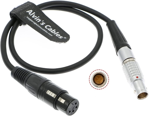 Alvin's Cables Power Cable for Sony Venice F55 SXS Camera for Steadicam M1 M2 Sled 2B 3 Pin Male to XLR 4 Pin Female 12V