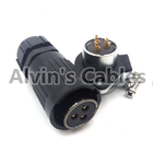 High Performance Industrial Power Connectors , Led Cable Connectors Bayonet Coupling