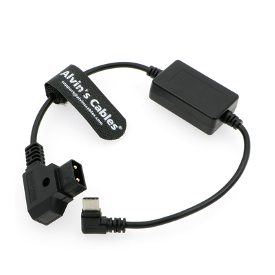 USB-C Type-C Right Angle To D-Tap Power Cable Regulated 5V Output For Blackmagic Design Micro Converter