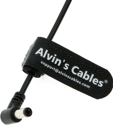 Power Cable For Zacuto Kameleon EVF DC Male To Adjustable Right Angle 4-Pin Male 45cm 18inches