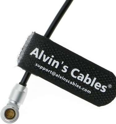 Power Cable For Zacuto Kameleon EVF DC Male To Adjustable Right Angle 4-Pin Male 45cm 18inches