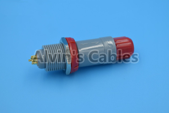 LEMO 2 Pin Connectors Pin Pin 1P PAA / PLA Plastic Plug In Pin Socket 40 Degree Dual Positioning