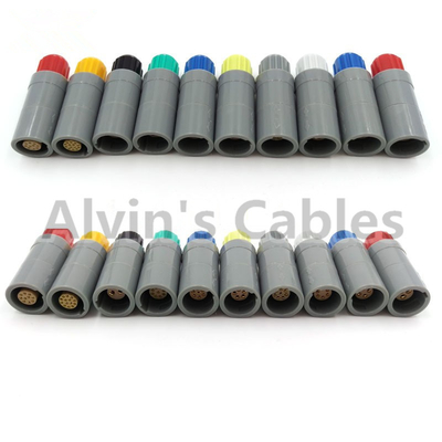 Plastic Connector LEMO 2 Pin Compatible With LEMO PRG Circular Push Pull Connector M.02.PLLC39A Plastic LEMO 2 Pin