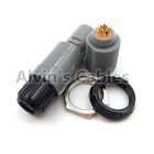 Compatible PAG LEMO Plastic Electrical Connectors 7 Pin For Medical Industry