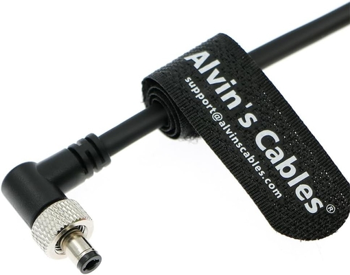 Right Angle DC to Locking DC Power Cable for SmallHD 702, Atomos Ninja V, Video Devices PIX-E7 PIX-E5 Monitor,Hollyland