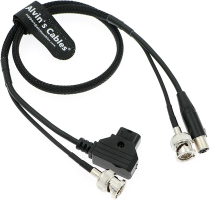 TV Logic Monitor Combination Power Cable Mini 4 pin XLR to D-Tap & BNC to BNC 75 Ohm SDI Video Coaxial Cable