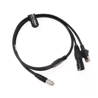 Alvin's Cables Hirose 8-Pin Male to RJ45 & XLR 4-Pin Male Cat6 High Flex Cable for Sony RCP