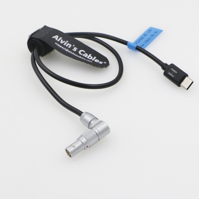 Alvin's Cables PD USB-C Type-C to 2 Pin Female Power Cable Fast Charging Cable for RED Komodo Camera 45cm| 18inches