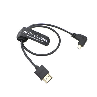 Alvin's Cables Micro HDMI to HDMI Cable 8K60P High-Speed 2.1 for Sony a7 IV FX30 ZV-E10, for Canon R5C R5 R6