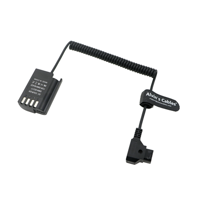 Alvin’s Cables DMW-DCC17 DMW-BLK22 Dummy Battery to D-tap Power Adapter Coiled Cable for Panasonic Lumix S5 S5II S5K S5C