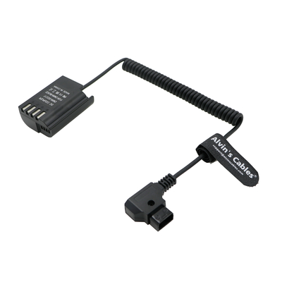 Alvin’s Cables DMW-DCC17 DMW-BLK22 Dummy Battery to D-tap Power Adapter Coiled Cable for Panasonic Lumix S5 S5II S5K S5C